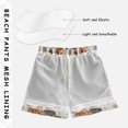 thumbnail image 3 of FORMRS Boys Swim Trunks Quick Dry Mesh Liner Boardshorts Sizes XS-XL, Plaid Floral, 3 of 7