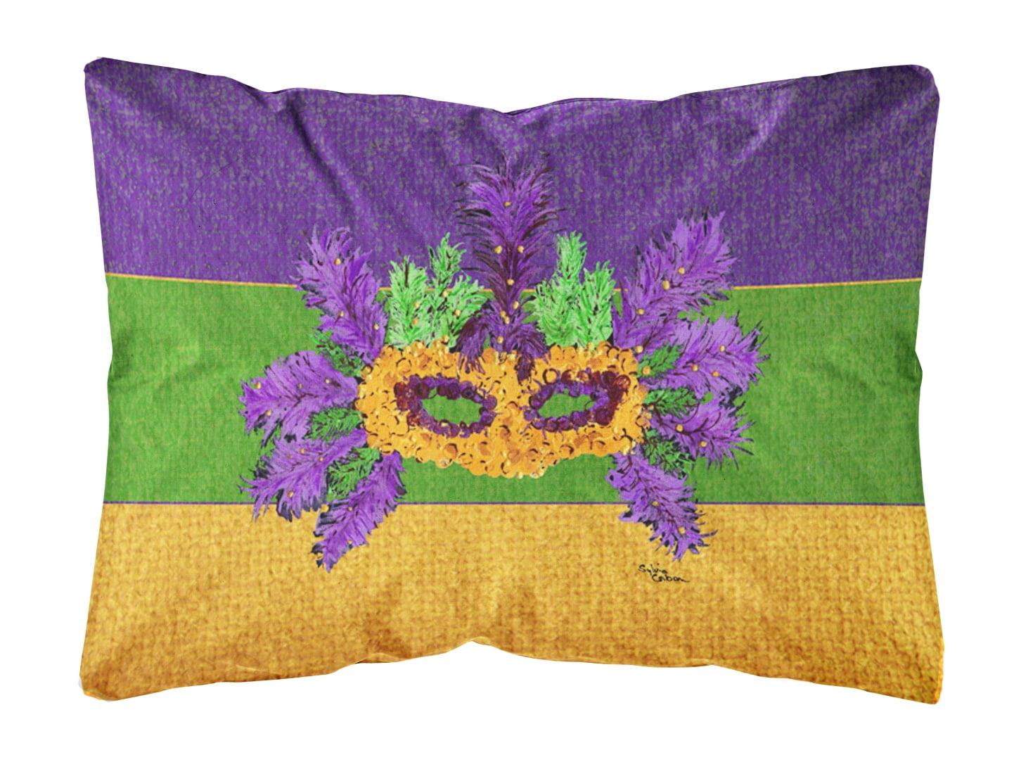 Mardi Gras Canvas Fabric Decorative Pillow