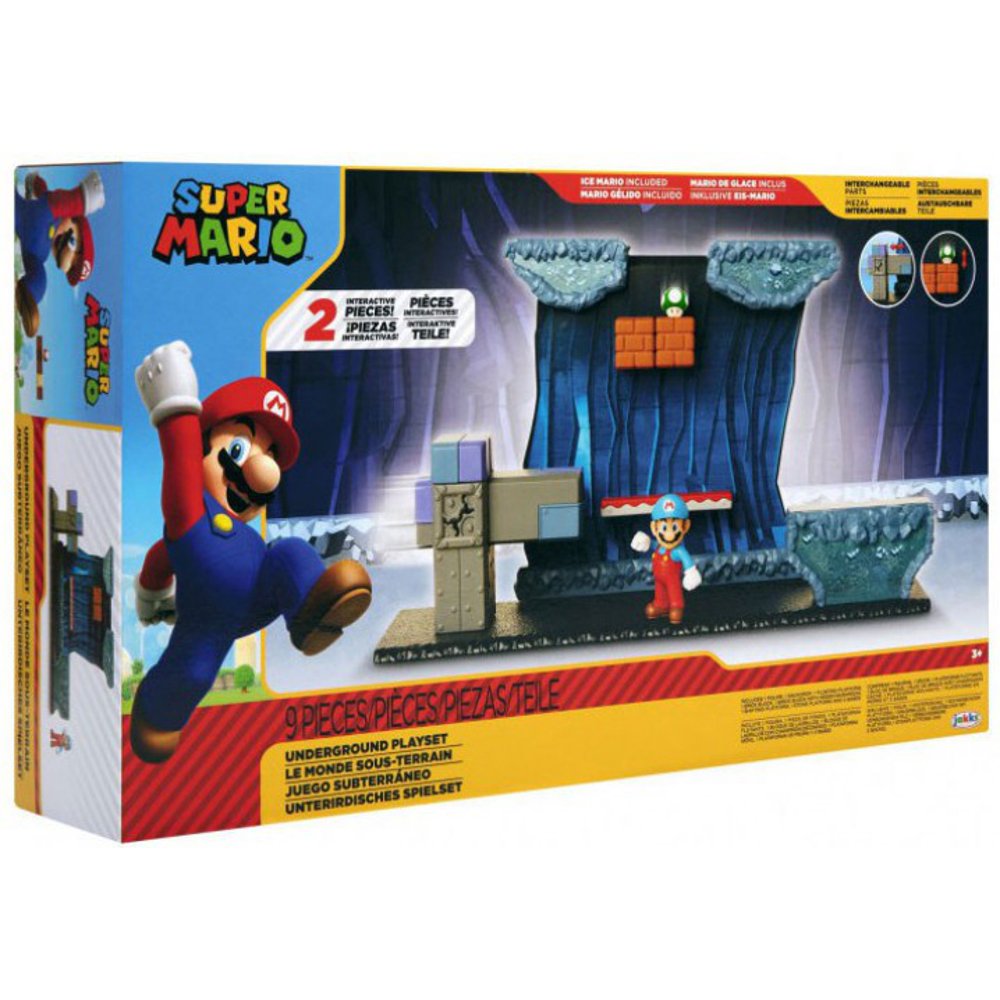 World of Nintendo Super Mario Underground Playset