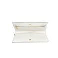 thumbnail image 2 of Tory Burch Emerson Applique Snap Continental Wallet Wristlet (New Ivory / Multi), 2 of 3