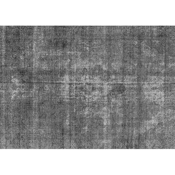Ahgly Company Indoor Rectangle Oriental Gray Industrial Area Rugs, 8' x 10'