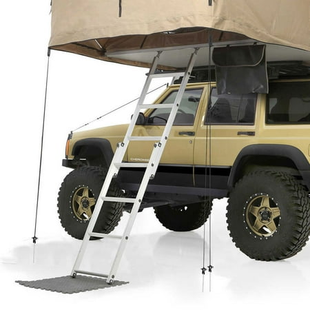 Smittybilt 2883 XL Overlander Roof Top Camping Folded Tent with Ladder, (The Best Roof Top Tent)