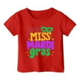 thumbnail image 4 of Zszcpp Infant Girl T Shirts Lightweight Daily Life Short Sleeve Funny Printed T-Shirt Faddish Blouse Girls Tops, 4 of 4