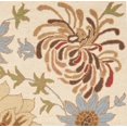 thumbnail image 3 of Country & Floral Rug - Blossom Wool Pile -Beige/Multi-Color:Beige/Multi,Design:Country & Floral,Shape:Square,Size:6'LX6'W, 3 of 3
