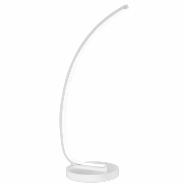 FLhrweasw Lámpara Mesa Espiral Moderna Lámpara Pared Metal Acrílico para El LED (Blanco)