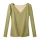 thumbnail image 2 of Camiseta térmica fina para mujer, lencería de , camiseta holgada cálida, manga larga, poliéster L Zulema Capa base térmica, 2 of 8
