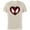 Natural, variant on Marvel Ultimate Spider-Man Miles Morales Heart Mask Logo - Short Sleeve Cotton T-Shirt for Adults - Customized-Black