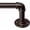 Antique Bronze, variant on Curtain Rods for Windows 32 to 48, 1 Inch Industrial Wrap Around Curtain Rod, Indoor/Outdoor Room Divider Adjustable Drapery Pole, 32"-48", White