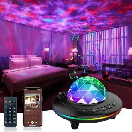 

Star Projector Night Light Dimmable Aurora Galaxy Star Light Projector with Remote Control Bluetooth Music Speaker & Timing Function Ceiling Starlight Projector Light for Kids/Adults