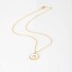 thumbnail image 4 of Tendencia 12 Signos del zodiaco Colgantes Efecto Fondo Joyas para eventos Oro con cadenas de concha de mármol Cadena de eslabones Collares de moda Sincero Hogar, 4 of 5