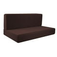 thumbnail image 4 of 2 fundas para asientos de RV, fundas de cojín, mesa de comedor extensible fácil de instalar para RV marrón oscuro, 4 of 8