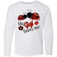 thumbnail image 3 of Inktastic My Gigi Loves Me with Cute Ladybugs Long Sleeve Youth T-Shirt, 3 of 5