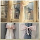 thumbnail image 5 of 4 abrazaderas para cortinas con forma de mariposa y perlas, diseño Misty Rose con lazo y perlas., 5 of 9
