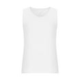 thumbnail image 3 of HaoXianJian Men's Workout Tank Top Linen Breathable Sleeveless Shirt Casual Gym Shirts Muscle Athletic Running Beach Tanks for Men, 3 of 5