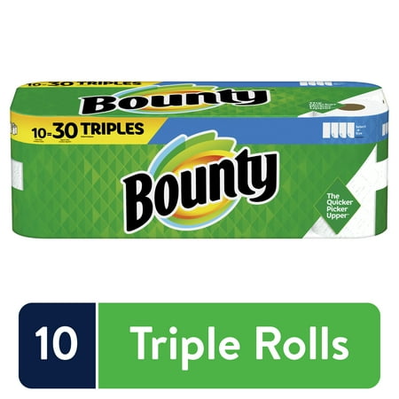Bounty Select-A-Size Paper Towels - 10 Triple Rolls