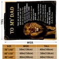 thumbnail image 7 of Funny Birthday Gifts for Dad Husband,Dad Blanket Dads Gifts from Daughter Son,Soft Daddy Throws Blanket for Couch and Napping 80"x60", 7 of 7