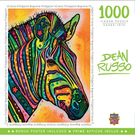 UPC: 0705988718212 | MasterPieces 1000 Piece Jigsaw Puzzle – Stripes McCalister – 19.25 x26.75