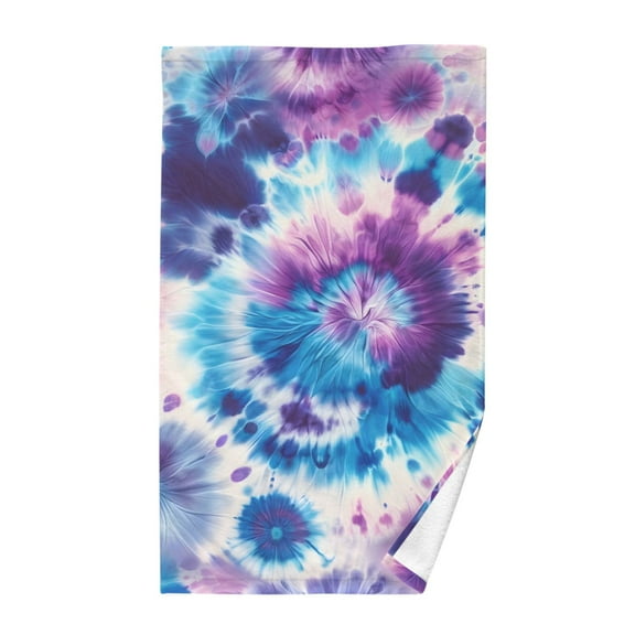 Abstract Tie Dye Cotton Face Towels Absorbent Hand Towel Soft Bathroom Towel for Kitchen Hotel Decoration