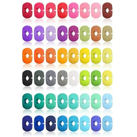 

Wine Glass Charms Markers Silicone Drink Markers for Wine Glass Champagne Cocktails Martinis
