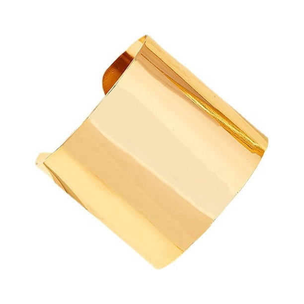 Jumpingount Pulseras Gran Apertura Ligero Pulido Brazaletes Oro Cómodo Ecológico Moda Joyería Mujer Regalo Ropa, zapatos y accesorios Miscelánea Oro