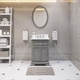thumbnail image 2 of Water Creation Derby 24" Hardwood Single Bathroom Vanity in Cashmere Gray/Chrome, 2 of 6