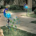 thumbnail image 4 of Kuymtek LED luz solar pájaro rojo pavo real césped estaca lámpara patio arte jardín decoración (B) Kuymtek Iluminación del hogar multifuncional, 4 of 8