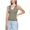 Green, variant on JEANS Womens Green Ribbed Pullover Sleeveless Collared Tank Top L