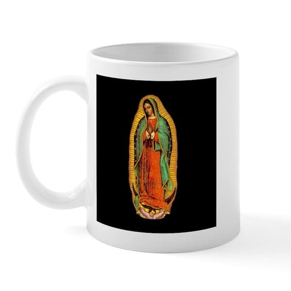 CafePress - Mary Virgin Of Guadalupe Mug - 11 oz Ceramic Mug - Novelty Coffee Tea Cup