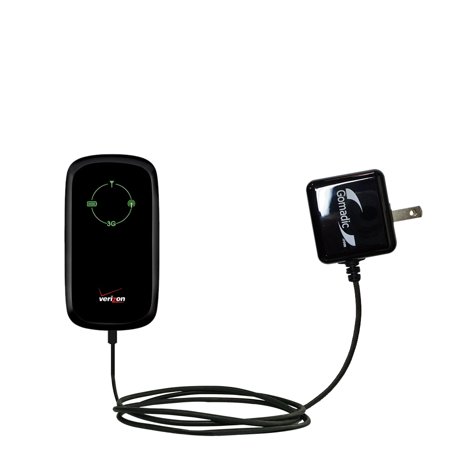 Gomadic Intelligent Compact AC Home Wall Charger suitable for the ZTE Mobile Hotspot - High output power with a convenient, foldable plug design - Use
