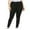 Black, variant on yillto Yoga Pants for Women Solid Color High Waisted Straight Leg Pants Summer Plus Size Running Pants