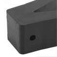 thumbnail image 3 of 2" Black Rubber Stop Block for Boat Trailer, V Style Rubber Bump Stops for Yachts, Caravans, 3 of 4