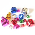 thumbnail image 1 of Campana de hierro cruzada de 50 piezas, colgante abierto de Navidad, accesorios artesanales para fiesta, DIY, 1 of 4