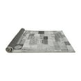 thumbnail image 2 of Ahgly Company Indoor Square Abstract Gray Modern Area Rugs, 6' Square, 2 of 4