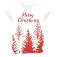 thumbnail image 4 of Drie Christmas Womens Casual Tops Womens Oversized T Shirts Short Sleeve Crewneck Tops Casual Loose Basic Tee Shirts 2025 Summer Trendy Outfits White,XXL, 4 of 5