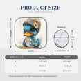 thumbnail image 2 of Kdxio Cute Sunflower Blue Duck Print 2-Piece Sun Shade Front Windshield - Foldable Car Front Window Sunshades for Most Sedans SUV Truck, 2 of 6