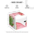 thumbnail image 4 of Lsque Hello Summer Gnome Printed Tissue Box Cover Holder, Facial Paper Organizer Dispenser,Square with Bottom Belt, PVC Leather Decorative Organizer, 4 of 8