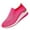 Hot Pink, variant on WHLBF Shoes for Women Wedge Heel Casual Breathable Oversized Diamond Studded Fly Woven Shoe Size 9