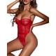 thumbnail image 4 of VISgogo Body Sexy para mujer, picardías erótico, lencería transparente sin tirantes, ropa de dormir seductora VISgogo moda, 4 of 8