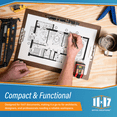 thumbnail image 5 of 17x11 Clipboard Hardboard Panel Featuring 3 Clips Brown, 5 of 5