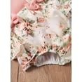 thumbnail image 6 of 3Pcs Newborn Baby Girl Summer Clothes Floral Romper Jumpsuit Shorts 3M 6M 12M 18M Outfits Set, 6 of 7
