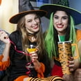 thumbnail image 6 of 40oz Halloween Tumbler With Handle and Straw, Gifts for Women Men, Cute Ghost Cartoon Pumpkin Skull Gothic Horror Coffee Mug Water Bottle, Spooky Stainless Steel Insulated Cup, 6 of 6