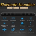 thumbnail image 2 of Zeeyh New Bluetooth 5.0 Wireless 3D Surround Sound Home Theater Audio Soundbar For Phones/Tablet With Remote Control, 2 of 9