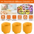 thumbnail image 5 of Mini molde para muffins, moldes reutilizables de silicona para cupcakes, paquete de 24, tazas pequeñas para hornear, juego de moldes para pasteles de trufa, antiadherentes, 5 of 5