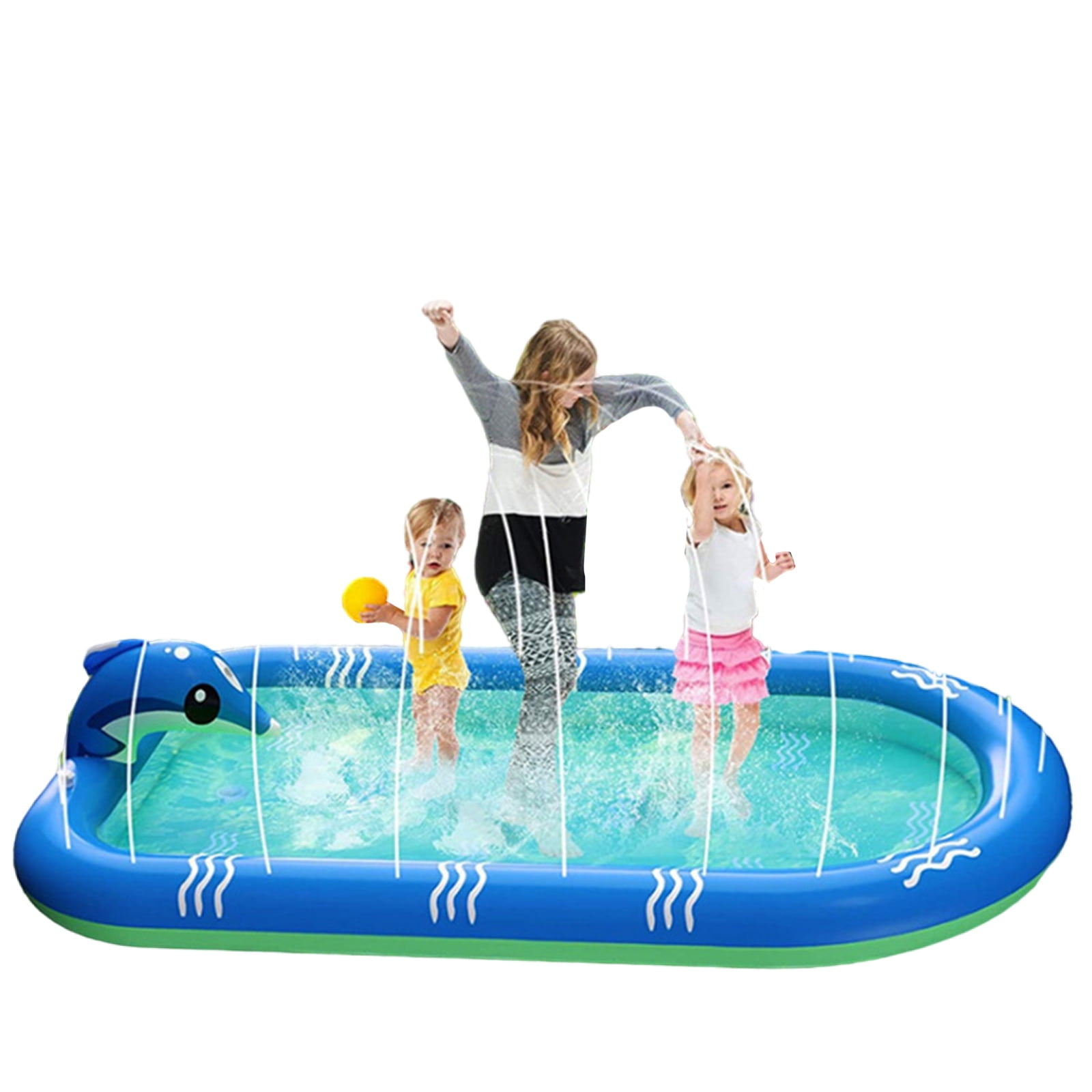 Details about   90/110cm Children Inflatable Bathtub Summer Swimming Water Play Mat Swimming Poo 