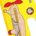thumbnail image 6 of Guillow's: Build-N-Fly Mini Model Kit - V-Tail - DIY Rubber Band Airplane Construction Project, Laser Cut Balsa Wood, Level 1 Beginners Craft Set, 6 of 9