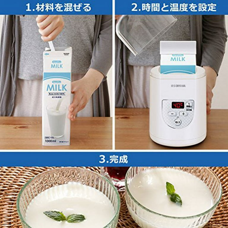 Iris Ohyama Yogurt Maker Premium with Temperature Control White IYM-012 