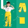 thumbnail image 2 of Little Girls Rain Pants Outdoor Elastic Waist Soft Kids Clothes Size 6-9T, 2 of 3