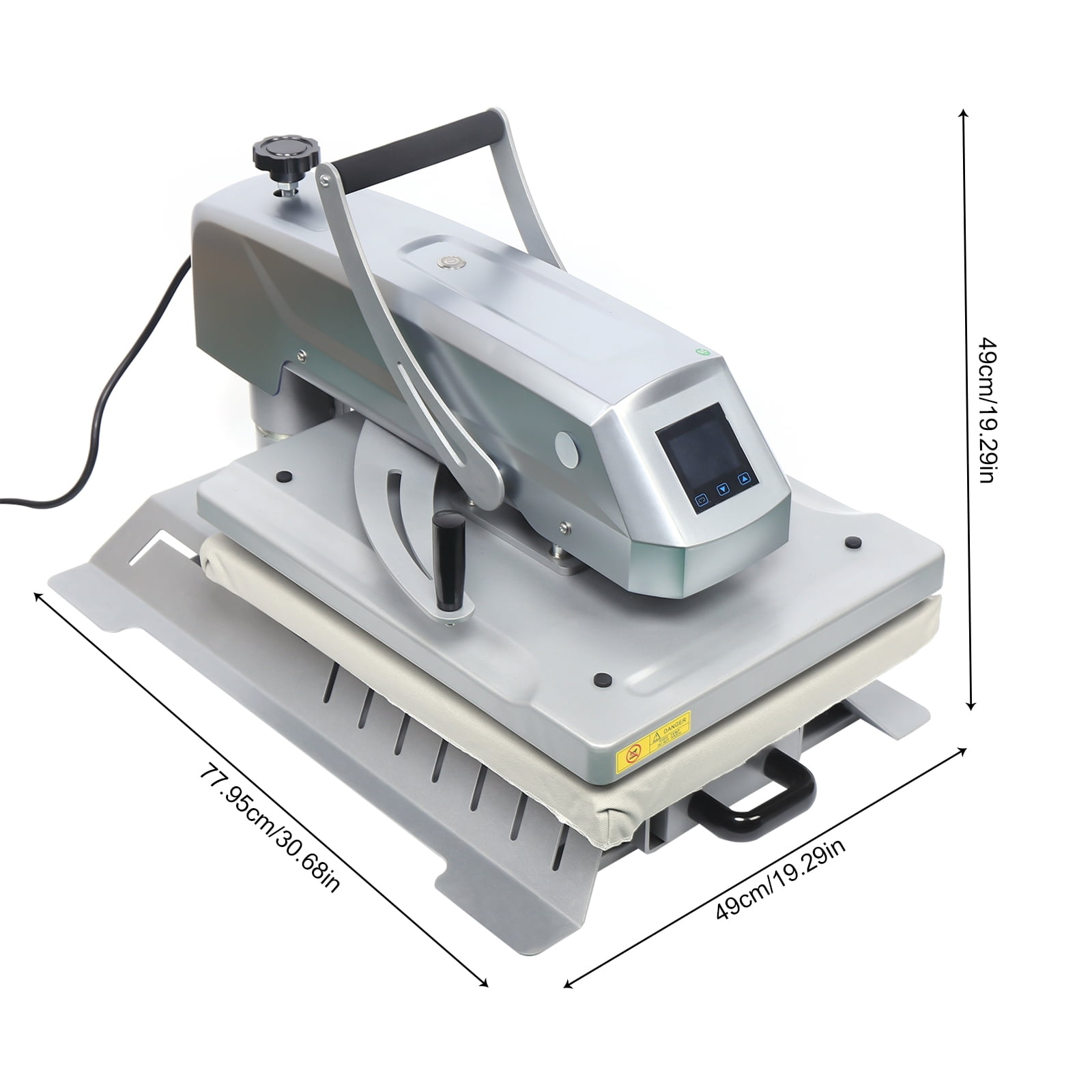 Miumaeov Heat Press Machine Pull-Out Type Shaking Head Heat Press Machine 16“x20 Enhanced T-Shirt Heat Press Machine Swing Away Magnetic Semi-Auto Design Heat Press Machine