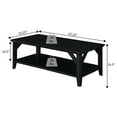 thumbnail image 6 of Convenience Concepts Winston Coffee Table with Shelf, White, 6 of 7