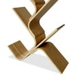 thumbnail image 3 of Benjara Irica Accent Bookshelf, 6 Diagonal Storage Shelves, Brown Bamboo, 43 Inch, 3 of 6